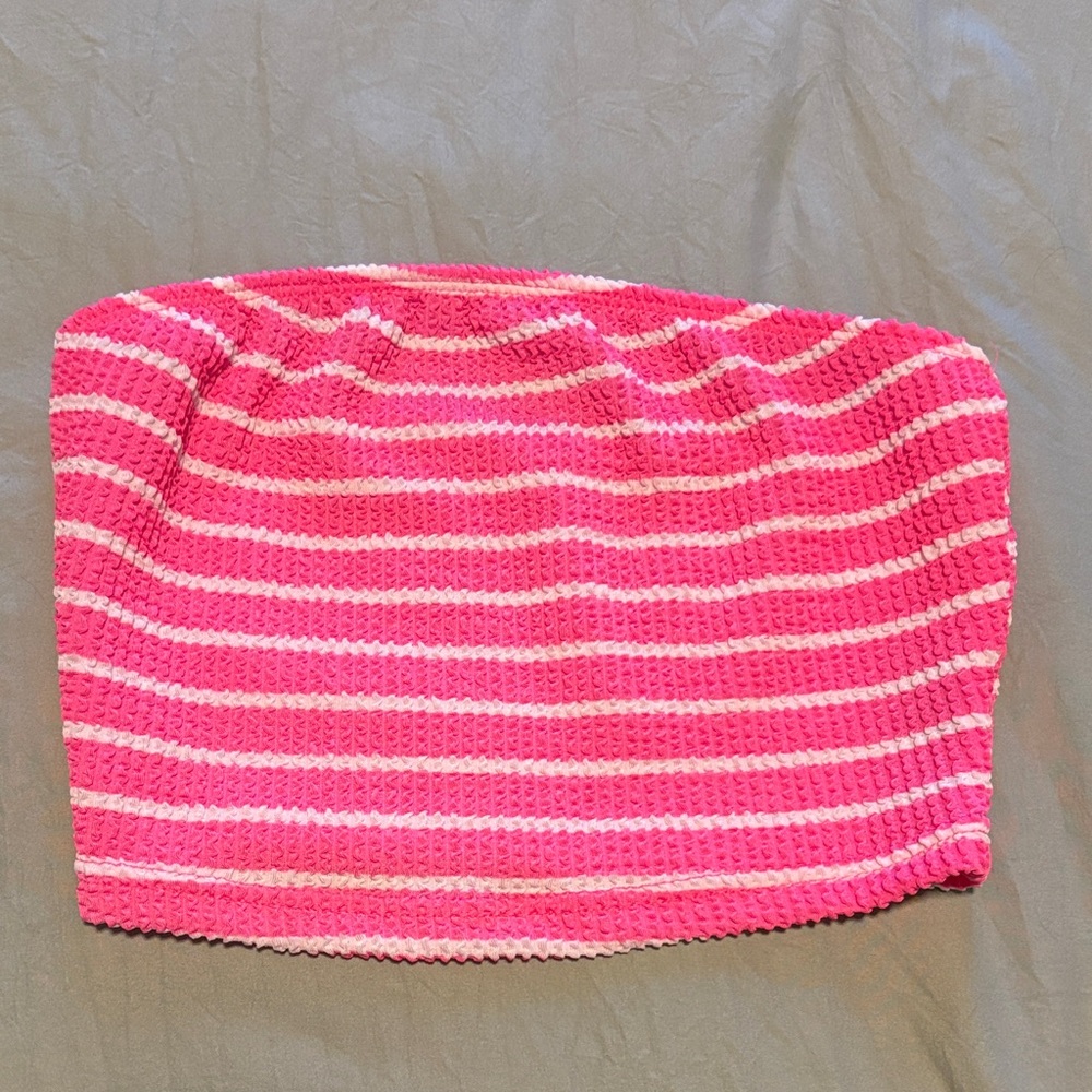 Strapless top